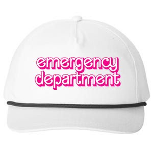 Emergency Department Nurses Er Doctor Snapback Five-Panel Rope Hat