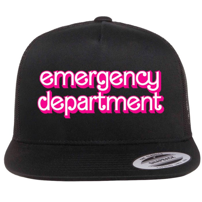 Emergency Department Nurses Er Doctor Flat Bill Trucker Hat