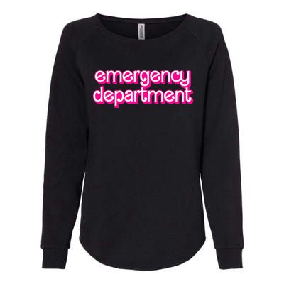 Emergency Department Nurses Er Doctor Womens California Wash Sweatshirt