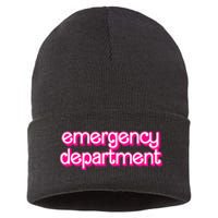 Emergency Department Nurses Er Doctor Sustainable Knit Beanie