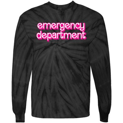 Emergency Department Nurses Er Doctor Tie-Dye Long Sleeve Shirt