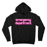 Emergency Department Nurses Er Doctor Tall Hoodie