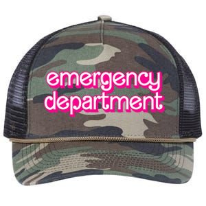 Emergency Department Nurses Er Doctor Retro Rope Trucker Hat Cap