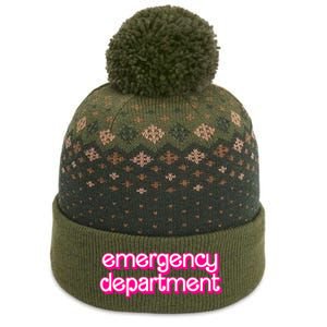 Emergency Department Nurses Er Doctor The Baniff Cuffed Pom Beanie