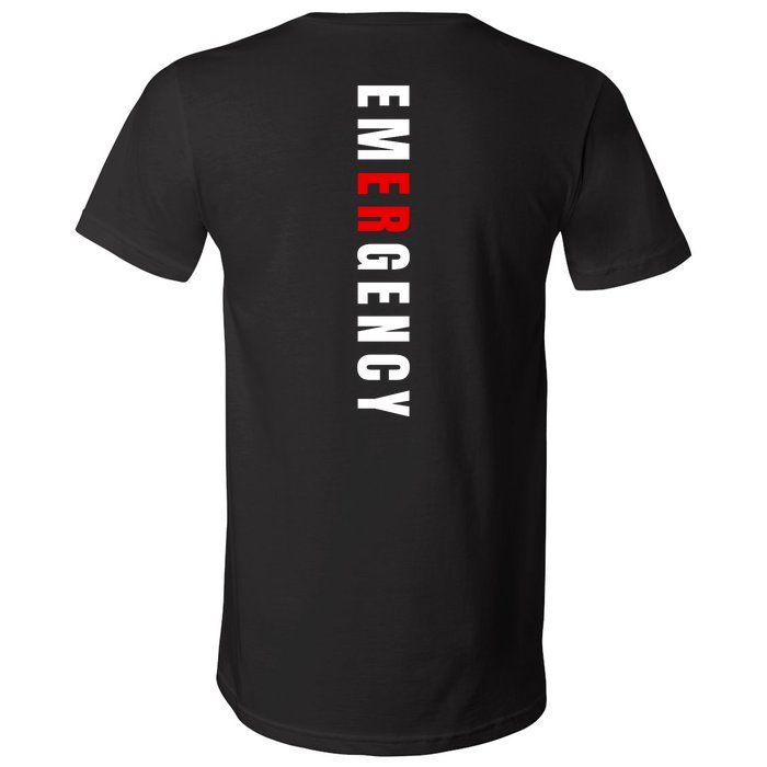 Emergency Department Nurse V-Neck T-Shirt