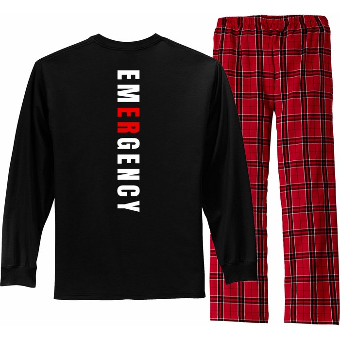 Emergency Department Nurse Long Sleeve Pajama Set