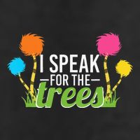 Earth Day Nature Lover Design Speak For The Trees Adult Drive Performance Visor