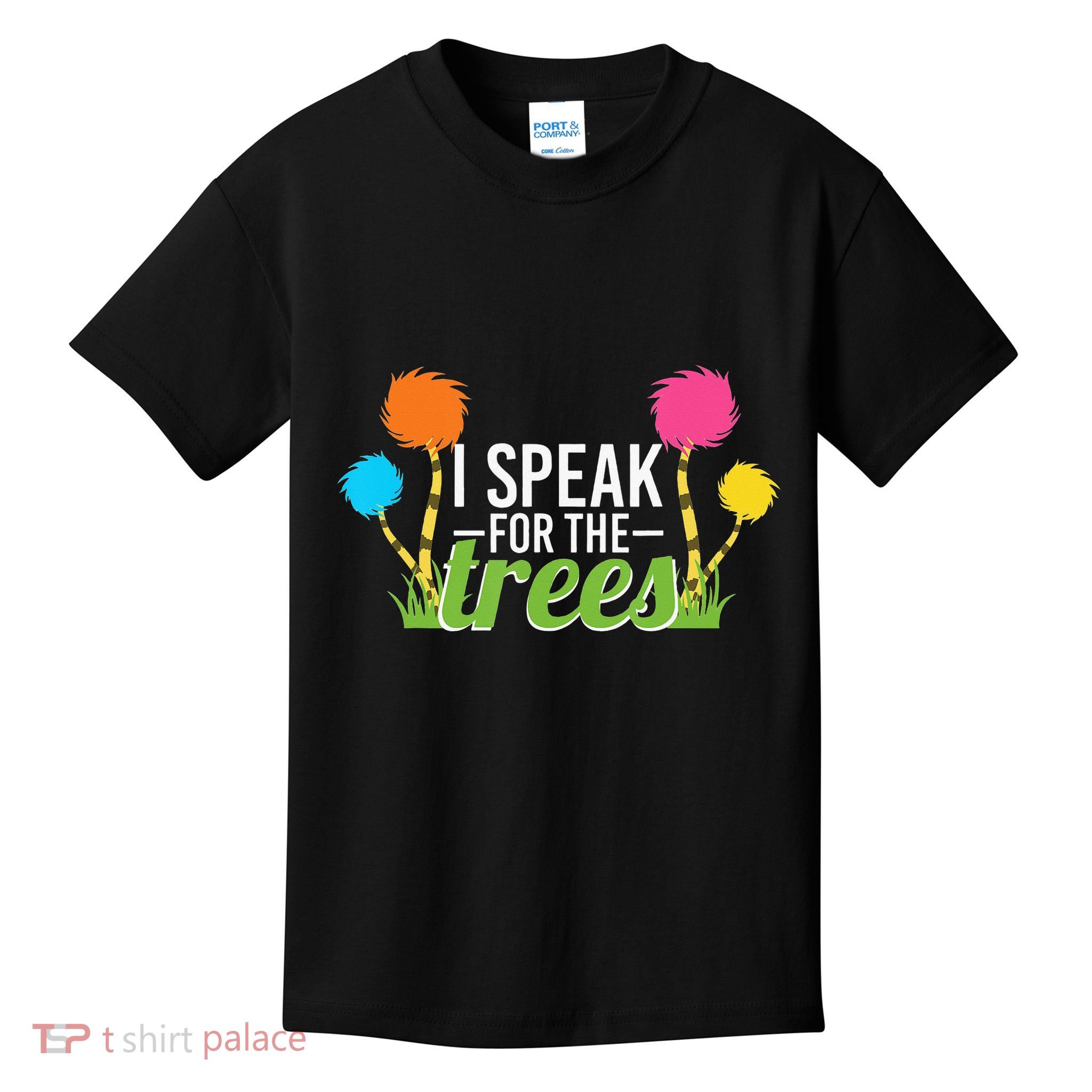 Earth Day Nature Lover Design Speak For The Trees Kids T-Shirt