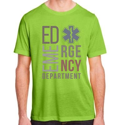 Emergency Department Nurse Nursing Health Care Adult ChromaSoft Performance T-Shirt