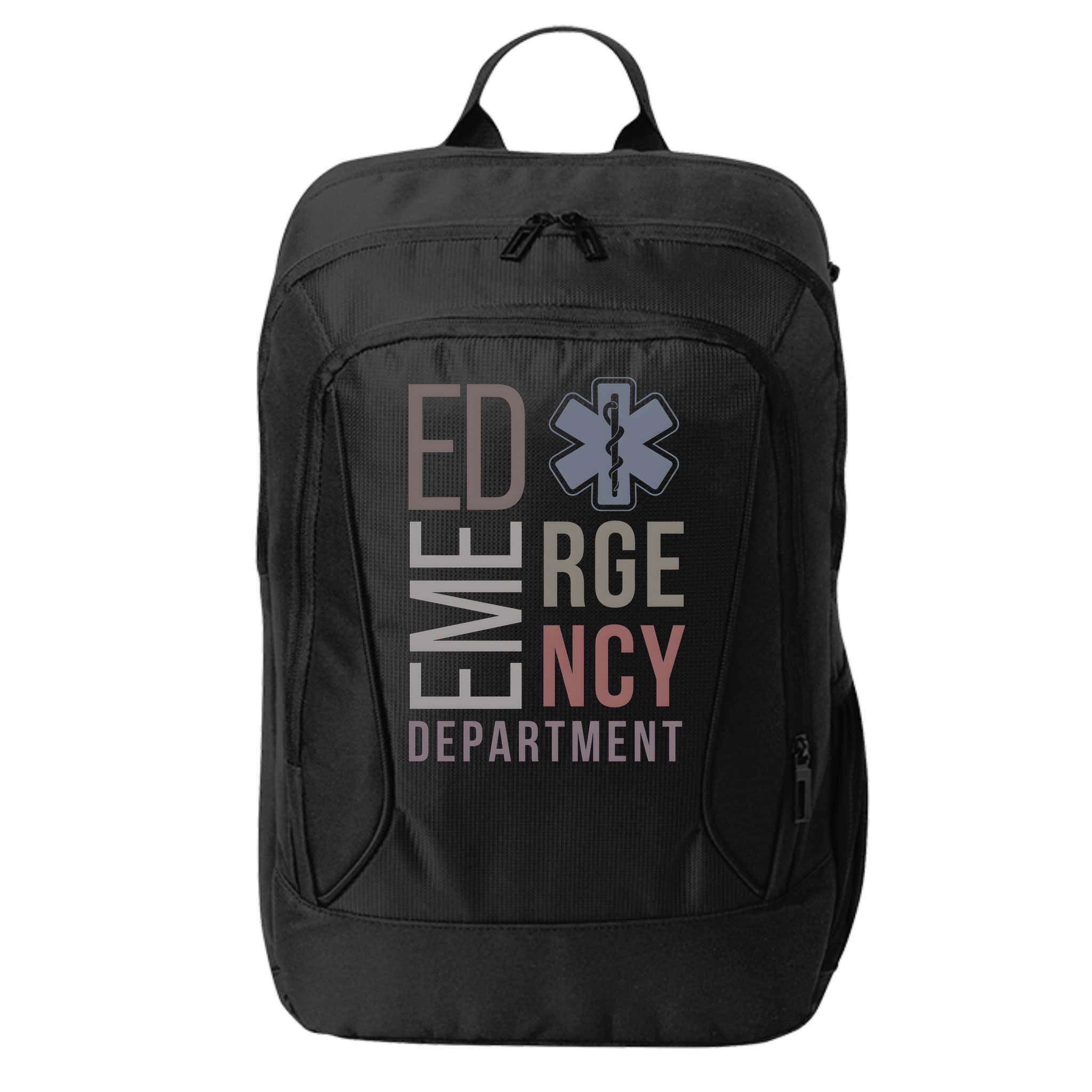 Emergency Department Nurse Nursing Health Care City Backpack
