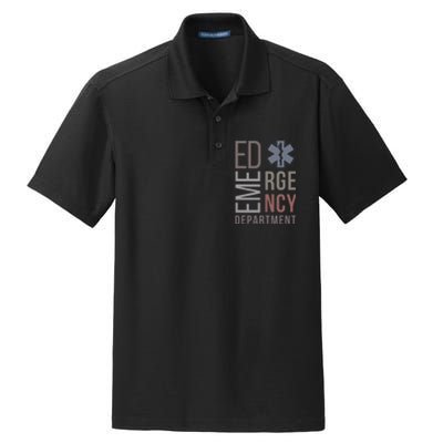 Emergency Department Nurse Nursing Health Care Dry Zone Grid Polo