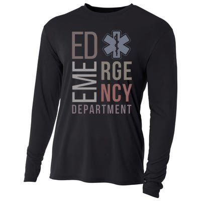 Emergency Department Nurse Nursing Health Care Cooling Performance Long Sleeve Crew