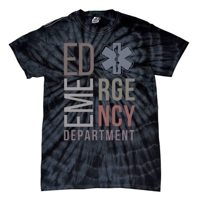 Emergency Department Nurse Nursing Health Care Tie-Dye T-Shirt