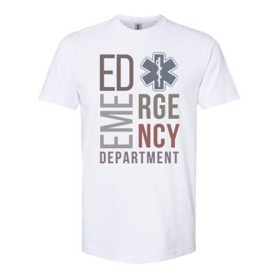 Emergency Department Nurse Nursing Health Care Softstyle® CVC T-Shirt