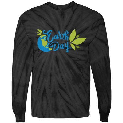 Earth Day Nature Awareness Tie-Dye Long Sleeve Shirt