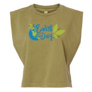 Earth Day Nature Awareness Garment-Dyed Women's Muscle Tee