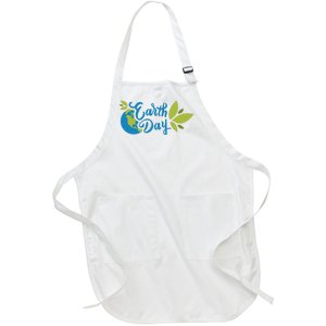 Earth Day Nature Awareness Full-Length Apron With Pockets