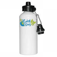 Earth Day Nature Awareness Aluminum Water Bottle