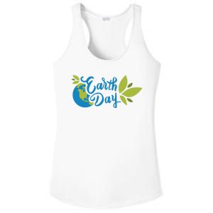 Earth Day Nature Awareness Ladies PosiCharge Competitor Racerback Tank