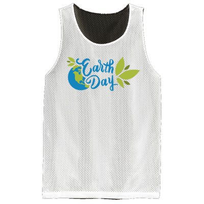 Earth Day Nature Awareness Mesh Reversible Basketball Jersey Tank