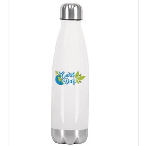 Earth Day Nature Awareness Stainless Steel Insulated Water Bottle