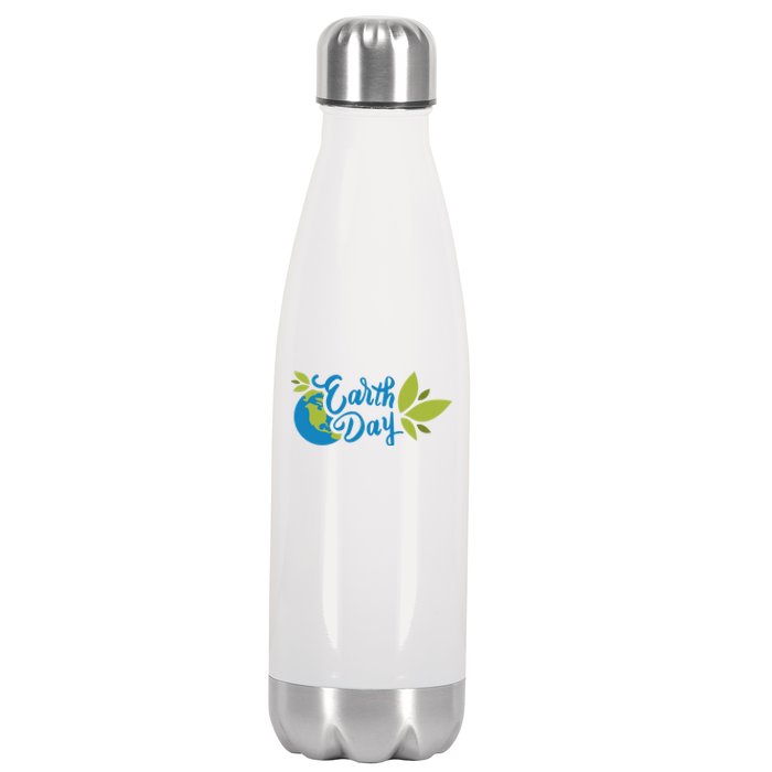 Earth Day Nature Awareness Stainless Steel Insulated Water Bottle