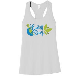 Earth Day Nature Awareness Women's Racerback Tank