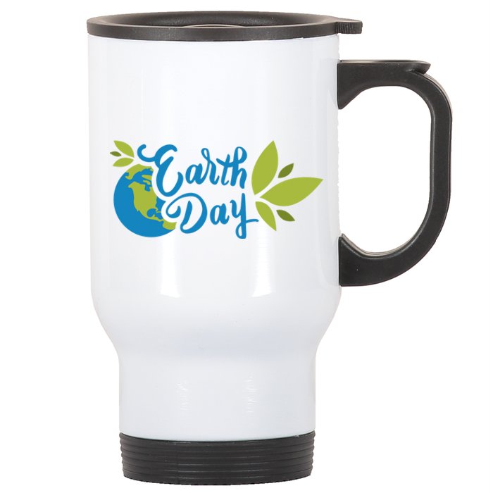 Earth Day Nature Awareness Stainless Steel Travel Mug