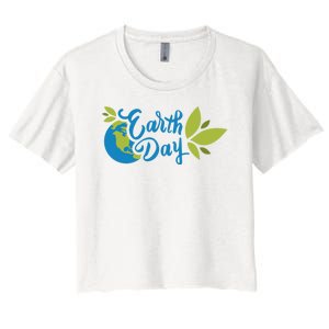 Earth Day Nature Awareness Women's Crop Top Tee