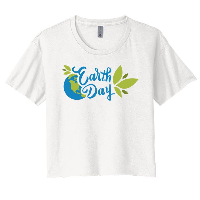 Earth Day Nature Awareness Women's Crop Top Tee