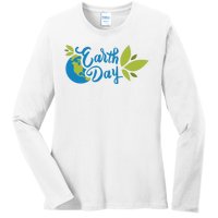 Earth Day Nature Awareness Ladies Long Sleeve Shirt