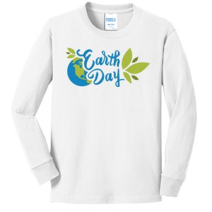 Earth Day Nature Awareness Kids Long Sleeve Shirt