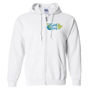 Earth Day Nature Awareness Full Zip Hoodie