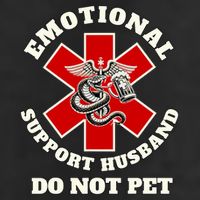 Emotional Do Not Pet Emotional Support Husband Beanie
