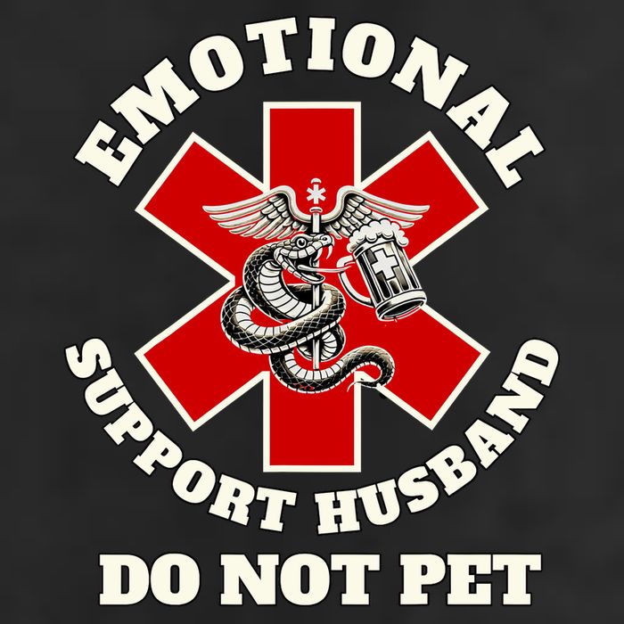Emotional Do Not Pet Emotional Support Husband Beanie