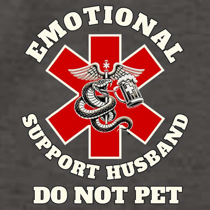 Emotional Do Not Pet Emotional Support Husband Vector Backpack
