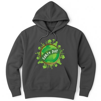Earth Day Nature Globe Hoodie