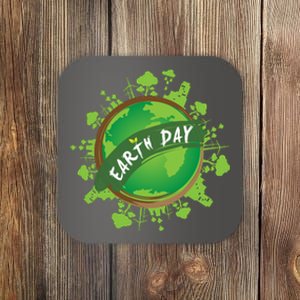 Earth Day Nature Globe Coaster