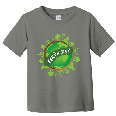 Earth Day Nature Globe Toddler T-Shirt