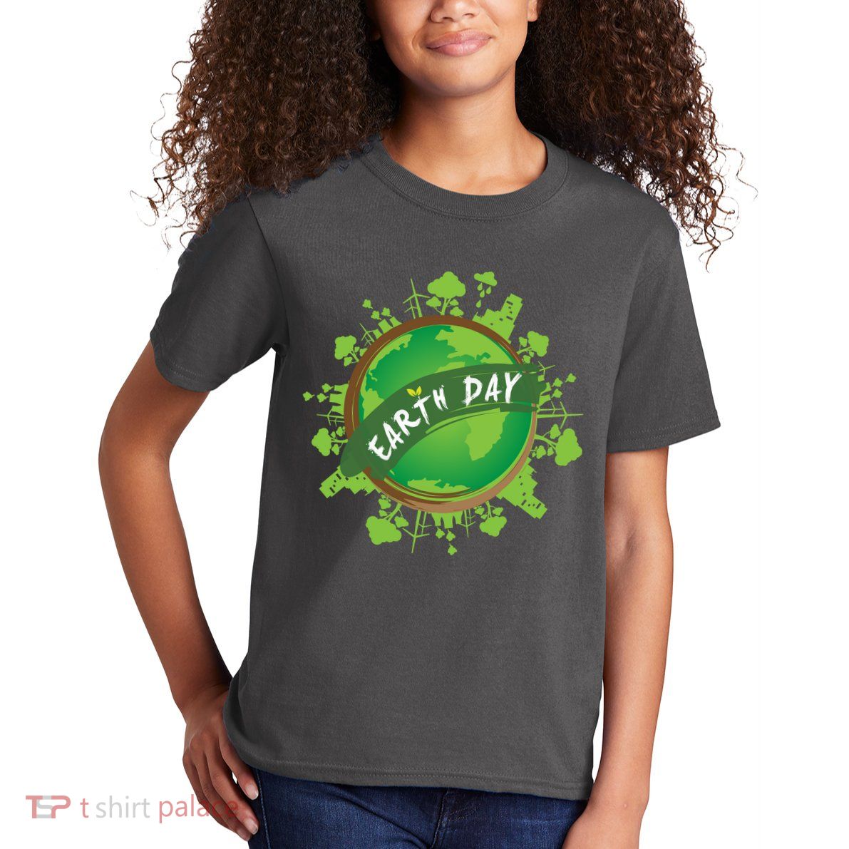 Earth Day Nature Globe Kids T-Shirt