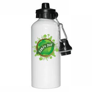 Earth Day Nature Globe Aluminum Water Bottle