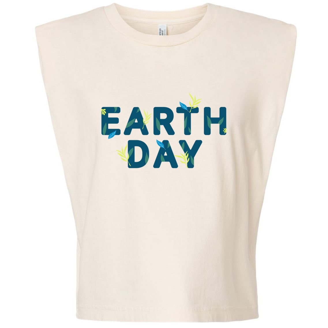 Earth Day Nature Garment-Dyed Women's Muscle Tee