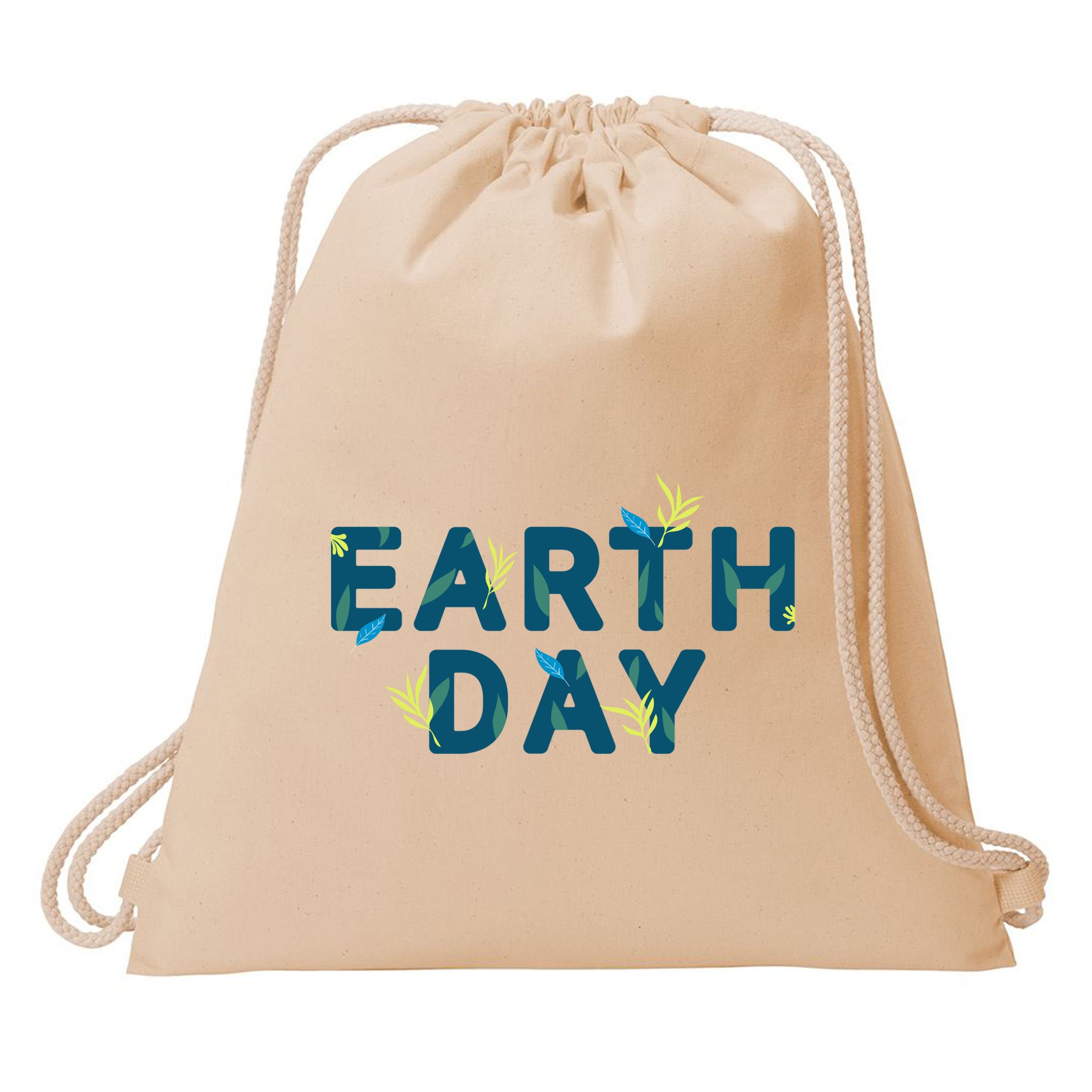 Earth Day Nature Drawstring Bag
