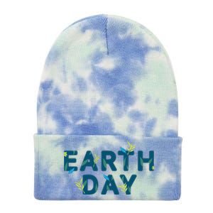 Earth Day Nature Tie Dye 12in Knit Beanie