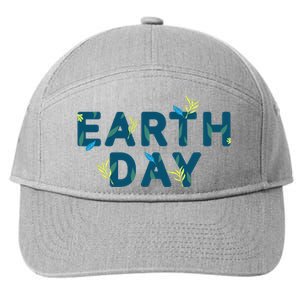 Earth Day Nature 7-Panel Snapback Hat