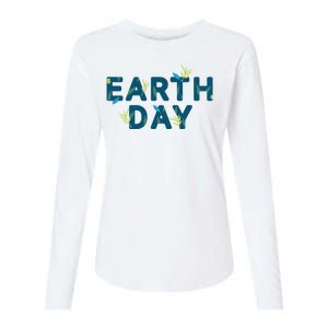 Earth Day Nature Womens Cotton Relaxed Long Sleeve T-Shirt