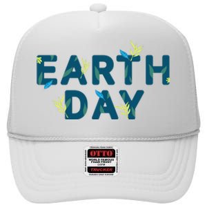 Earth Day Nature High Crown Mesh Back Trucker Hat