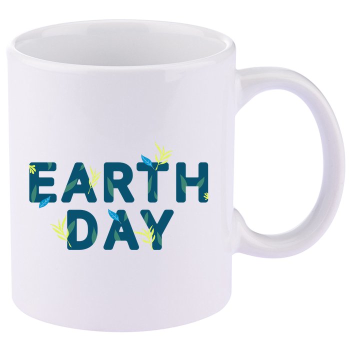 Earth Day Nature 11oz C Handle Ceramic Mug