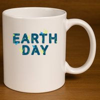 Earth Day Nature 11oz C Handle Ceramic Mug