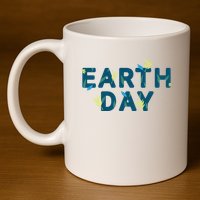 Earth Day Nature 11oz C Handle Ceramic Mug